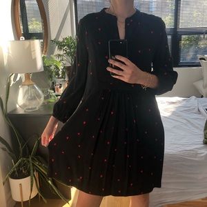whistles heart print dress